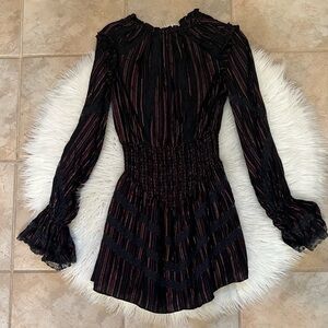 Rococo sand mini long sleeve dress size small excellent condition